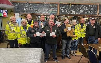 Blood Bikes Wales Open Beach Fishing Competition competitors Blood Bikes Wales Open Beach Fishing Competition competitors